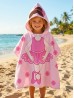 Kids Ballerina Patterned Hoodie Towel